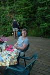 Relaxing on the deck-Summer 2010